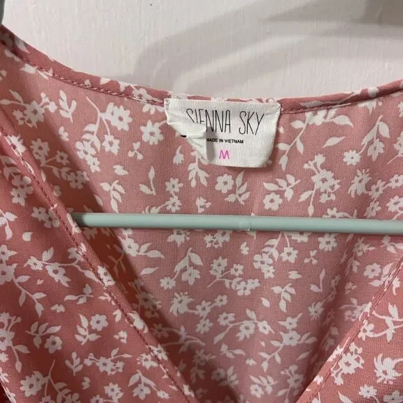 Sienna Sky Pink Floral Maxi Dress - Picture 2 of 4